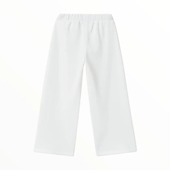 ZARA Kids | White | BUTTONED CULOTTES - Picture 2 of 6